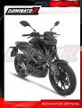 komplette Auspuffanlage mit Schalldämpfer DOMINATOR Full System HP8 schwarz passend für Yamaha MT 125 2024  2026 6