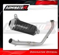 complete exhaust system with muffler DOMINATOR Full System OV G2 BLACK fits to Yamaha MT 125 2024  2026 3