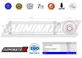 exhaust muffler DOMINATOR homologated road legal ROUND fits to GSX 750 INAZUMA 1998  2003 5
