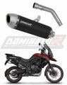 wydech tłumik DOMINATOR S6 CZARNY pasujący do motocykla Triumph Tiger 800 XCA 2018 - 2020
