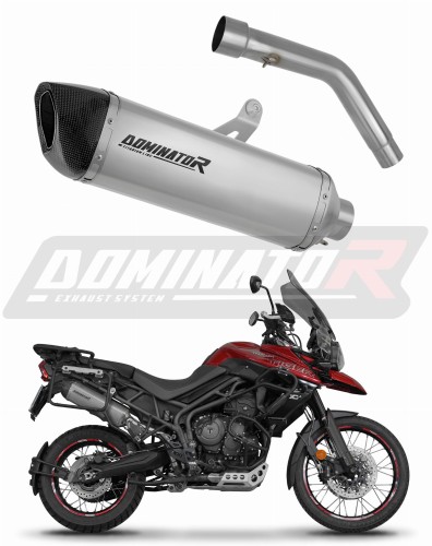 exhaust muffler DOMINATOR titanium HP6 fits to Triumph Tiger 800 XCA 2018  2020