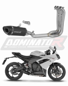 Triumph Daytona 660 2024 - 2026 Schalldämpfer Auspuff HP8 SCHWARZ + dB killer