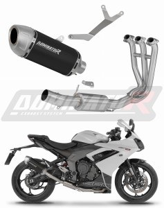 Triumph Daytona 660 2024 - 2026 Schalldämpfer Auspuff S6 SCHWARZ + dB killer