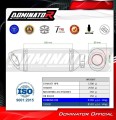 kompletny układ wydechowy z tłumikiem DOMINATOR Full System HP8 CZARNY pasujący do motocykla CF MOTO 675 NK 2024 - 2026 3