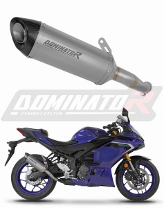 Yamaha YZF-R3 2025 - 2026 Schalldämpfer Auspuff Titan HP8 + dB killer