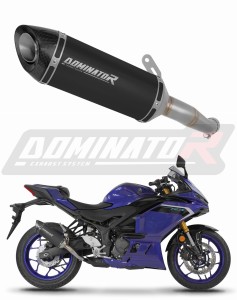 Yamaha YZF-R3 2025 - 2026 Schalldämpfer Auspuff HP8 SCHWARZ + dB killer