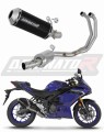 komplette Auspuffanlage mit Schalldämpfer DOMINATOR Full System OV G2 schwarz passend für Yamaha YZFR3 2025  2026