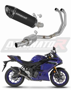 Yamaha YZF-R3 2025 - 2026 Auspuffanlagen Schalldämpfer HP8 EX SCHWARZ + dB killer