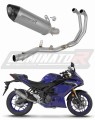 kompletny układ wydechowy z tłumikiem DOMINATOR Full System Tytanowy HP8 pasujący do motocykla Yamaha YZF-R3 2025 - 2026