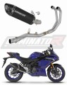 komplette Auspuffanlage mit Schalldämpfer DOMINATOR Full System HP8 schwarz passend für Yamaha YZFR3 2025  2026