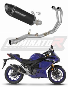 Yamaha YZF-R3 2025 - 2026 Auspuffanlagen Schalldämpfer HP8 SCHWARZ + dB killer