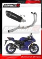 complete exhaust system with muffler DOMINATOR Full System HP8 BLACK fits to Yamaha YZFR3 2025  2026 2