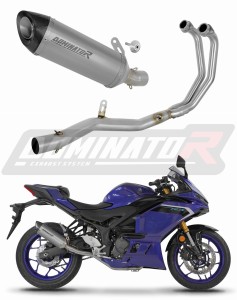 Yamaha YZF-R3 2019 - 2024 Auspuffanlagen Schalldämpfer Titan HP8 + dB killer