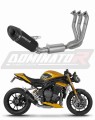 komplette Auspuffanlage mit Schalldämpfer DOMINATOR Full System HP8 schwarz passend für Triumph Speed Triple 1200 RS / RR 2021  2024