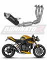 komplette Auspuffanlage mit Schalldämpfer DOMINATOR Full System GPF schwarz passend für Triumph Speed Triple 1200 RS / RR 2021  2024