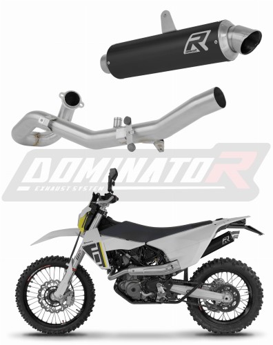 komplette Auspuffanlage mit Schalldämpfer DOMINATOR Full System GPF schwarz passend für Husqvarna 701 Enduro 2026