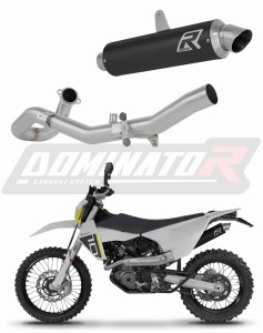 Husqvarna 701 Supermoto SM 2026 Auspuffanlagen Schalldämpfer GPF SCHWARZ + dB killer