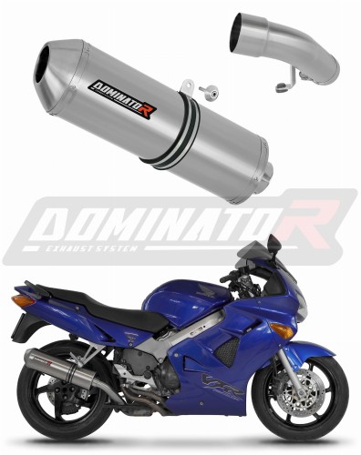 exhaust muffler DOMINATOR OVR fits to Honda VFR 800 Fi 1998  2001