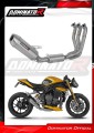 complete exhaust system with muffler DOMINATOR Full System S3 fits to Triumph Speed Triple 1200 RS / RR 2021  2024 2