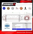 komplette Auspuffanlage mit Schalldämpfer DOMINATOR Full System S3 passend für Yamaha MT 09 Tracer 900 / GT 2015  202
