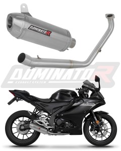 Yamaha YZF R125 2021 - 2024 (Euro 5) Full Exhaust System Collector Silencer S3 + dB killer