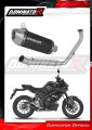 kompletny układ wydechowy z tłumikiem DOMINATOR Full System S3 CZARNY pasujący do motocykla Yamaha MT 125 2021 - 2024 2
