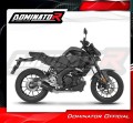complete exhaust system with muffler DOMINATOR Full System S3 BLACK fits to Yamaha MT 125 2020  5