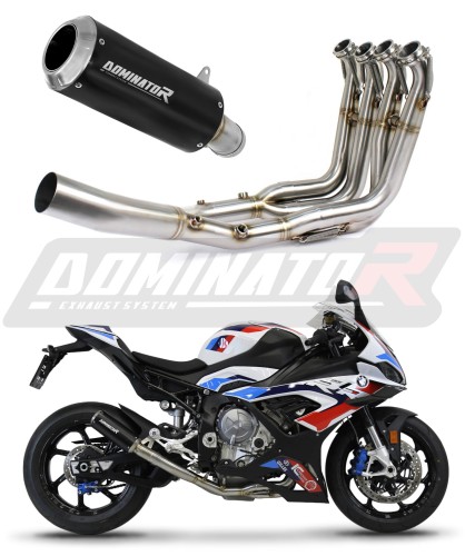 kompletny układ wydechowy z tłumikiem DOMINATOR Full System GP CZARNY pasujący do motocykla BMW M1000RR 2020 - 2024 2
