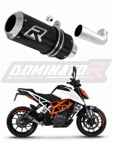 exhaust muffler DOMINATOR GP BLACK fits to KTM 390 Duke 2017  2020