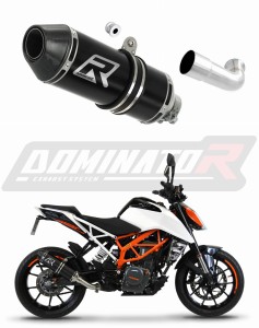 KTM 390 Duke 2017 - 2020 Schalldämpfer Auspuff HP3 SCHWARZ + dB killer