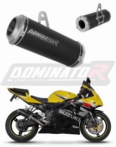 Suzuki GSXR 1000 K1 - K4 2001 - 2004 Schalldämpfer Auspuff GP SCHWARZ + dB killer
