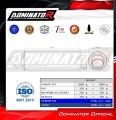 exhaust muffler DOMINATOR GPF BLACK fits to Yamaha TDM 900 2002  2013 6
