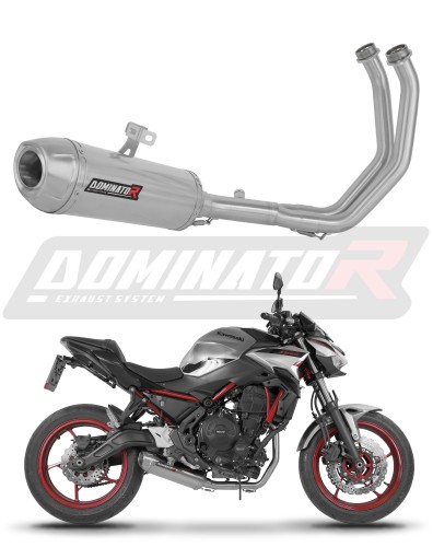 komplette Auspuffanlage mit Schalldämpfer DOMINATOR Full System S3 passend für Kawasaki Ninja 650 2023  2026
