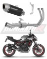 komplette Auspuffanlage mit Schalldämpfer DOMINATOR Full System S6 schwarz passend für Kawasaki Ninja 650 2023  2026