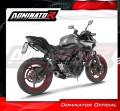 complete exhaust system with muffler DOMINATOR Full System S3 BLACK fits to Kawasaki Ninja 650 2023  2026 4