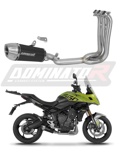 komplette Auspuffanlage mit Schalldämpfer DOMINATOR Full System S3 schwarz passend für Triumph Tiger Sport 660 2025  2026
