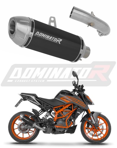 exhaust muffler DOMINATOR S3 BLACK fits to KTM 125 Duke 2021  2023