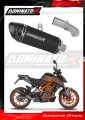 exhaust muffler DOMINATOR HP8 BLACK fits to KTM 125 Duke 2021  2023 2