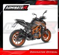 exhaust muffler DOMINATOR HP8 BLACK fits to KTM 125 Duke 2021  2023 4