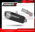 exhaust muffler DOMINATOR S3 BLACK fits to KTM 125 Duke 2021  2023 3