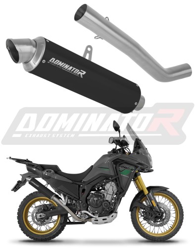 exhaust muffler DOMINATOR GPF BLACK fits to Rieju Aventura 500 2023  2026