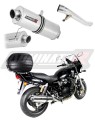 exhaust muffler DOMINATOR homologated road legal OVAL fits to GSX 750 INAZUMA 1998  2003 2