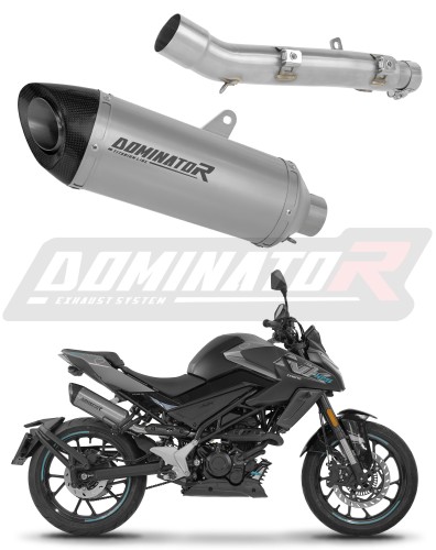 CF MOTO 125 NK 2025 - 2026 Schalldämpfer Auspuff Titan HP8 + dB killer
