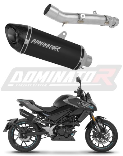exhaust muffler DOMINATOR HP8 BLACK fits to CF MOTO 125 NK 2025  2026