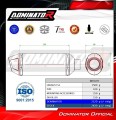 CF MOTO 125 NK 2025 - 2026 Schalldämpfer Auspuff S3 SCHWARZ + dB killer 6