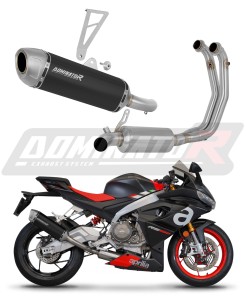 Aprilia RS 660 2025 - 2026 Auspuffanlagen Schalldämpfer S6 SCHWARZ EX + dB killer