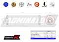 GSXR 1000 K7-K8 EXHAUST Suzuki Muffler Auspuff Sportauspuff Silencer Echappement Silencieux Scarico Scarichi Escape Wydech Tłumik ROUND 2007 - 2008 DOMINATOR  1