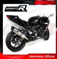 ZX6R ZX636 EXHAUST Kawasaki Muffler Auspuff Sportauspuff Silencer Echappement Silencieux Scarico Scarichi Escape Wydech Tłumik Carbon Tip HP1 2009 - 2016 Dominator 2